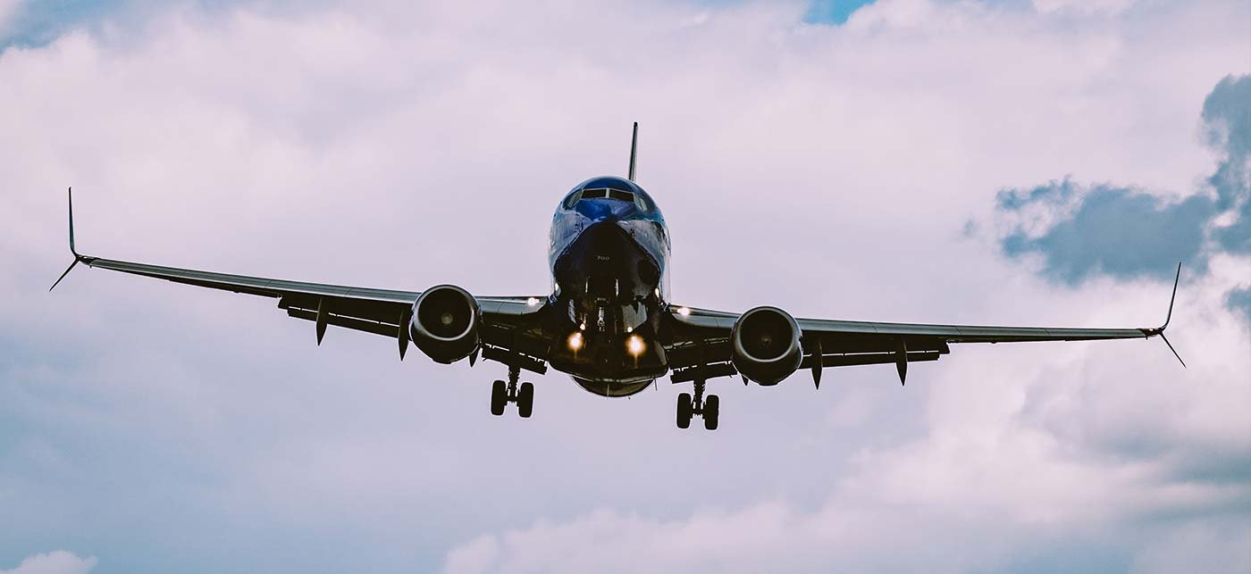 Plane landing